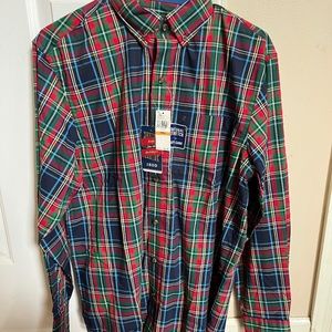 Izod Dress Shirt Flannel - Size S